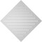 Ekena Millwork Diamond Surface Mount PVC Gable Vent: Non-Functional, w/ 2"W x 1-1/2"P Brickmould Frame, 36"W x 36"H GVPDI36X3602SN - alternate 5